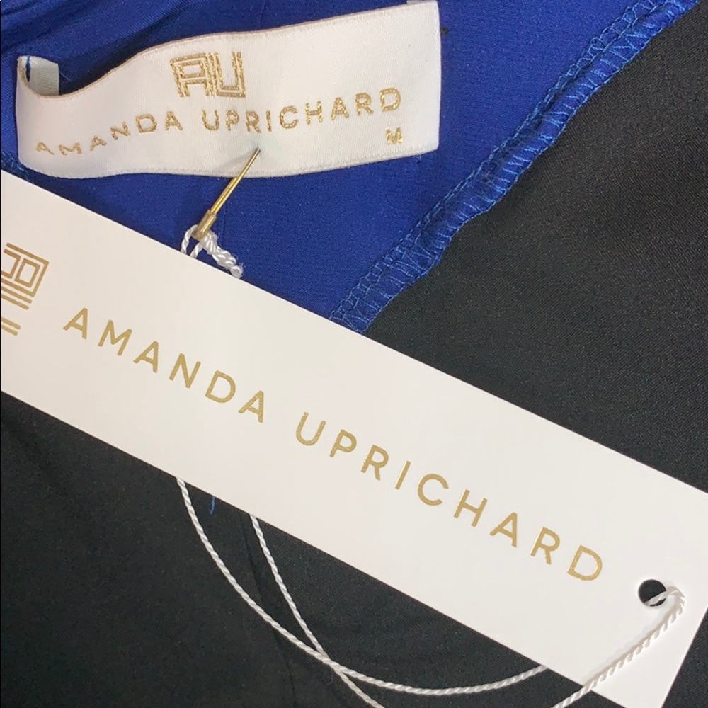 NWT Amanda Uprichard Royal Blue Wrap Maxi M - Picture 13 of 13
